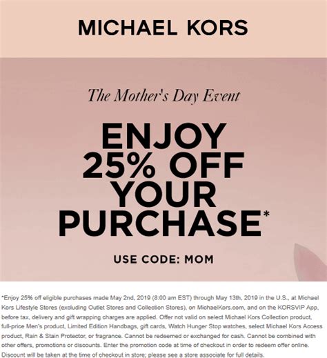 michael kors promo code canada|michael kors additional discount.